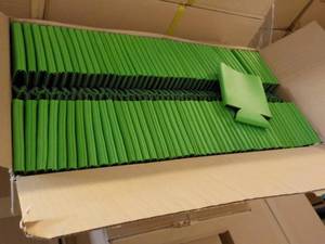 lot 249 image: Case of 100 Collapsible Lime Green ...