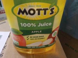 lot 260 image: 8 pack 64 oz Bottles Motts 100 % A...