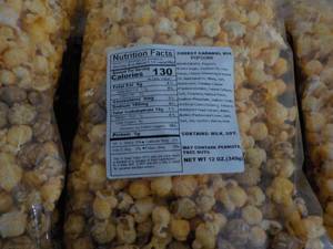 lot 264 image: 6 - 12 oz Bags Cheesy Caramel Mix P...