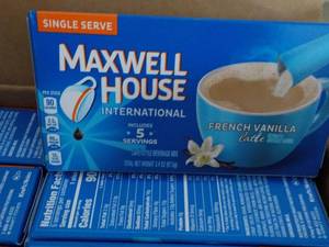 lot 269 image: Case of 8 Boxes Maxwell House Frenc...