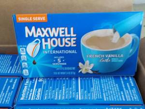 lot 270 image: Case of 8 Boxes Maxwell House Frenc...