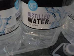 lot 277 image: 12 - 1 Gallon Jugs Distilled Water...