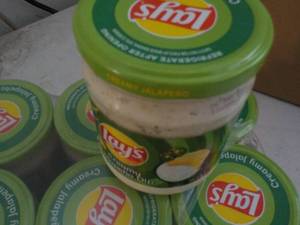 lot 282 image: 12 - 15 oz Jars Lays Creamy Jalapen...