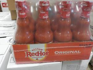 lot 302 image: 12 pack Franks 12 oz Red Hot Sauce...