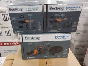 lot 314 image: 3 Bestway Air Pumps...