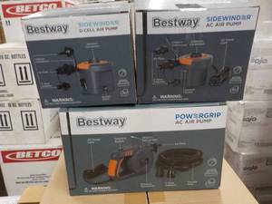 lot 315 image: 3 Bestway Air Pumps...