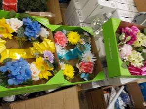 lot 330 image: 3 Memorial Wreaths with Stands...