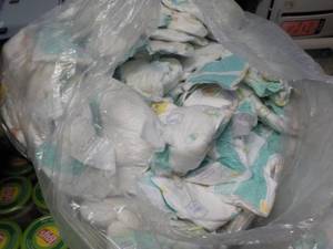 lot 359 image: 100 or so Newborn to 3 Mo Size Diap...