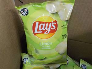 lot 369 image: Case of Lays Limon Chips best date...