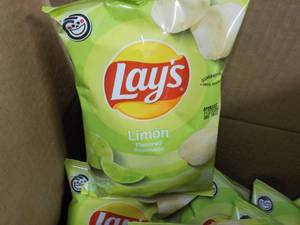 lot 371 image: Case of Lays Limon Chips best date...