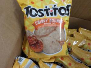 lot 377 image: Case of Tostitos Crispy Rounds...