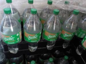 lot 378 image: 8 - 2 Liter Bottles Sprite Ginger R...