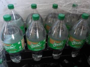 lot 379 image: 8 - 2 Liter Bottles Sprite Ginger R...