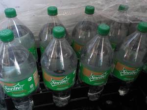lot 380 image: 8 - 2 Liter Bottles Sprite Ginger R...