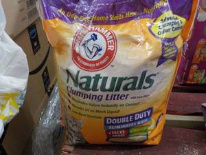 lot 72 image: Arm and Hammer Naturals Cat Litter...
