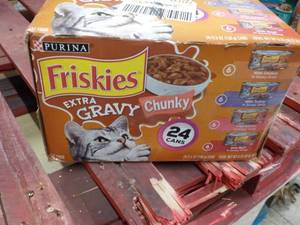 lot 87 image: Friskies 24 Cans Cat Food...
