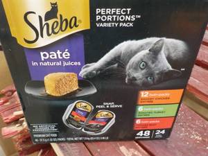 lot 97 image: Sheba 48 Servings Cat Food...