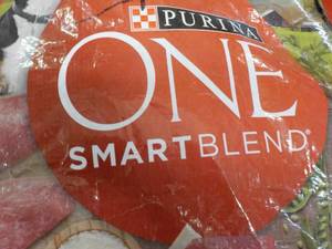 lot 103 image: 40 lb. Bag Purina One Dog Food...