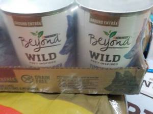 lot 108 image: 12 pack Beyond Wild Canned Dog Food...