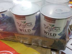 lot 109 image: 12 pack Beyond Wild Canned Dog Food...