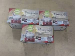 lot 113 image: Oozita Wide Mouth Canning Lids...