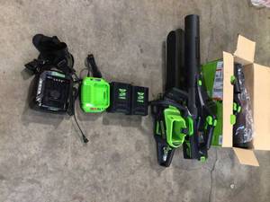 PRO 16 in. 60V Battery Cordless Chainsaw with 2.5 Ah Battery and Charger by Greenworks Customer Returns See Pictures See Pictures