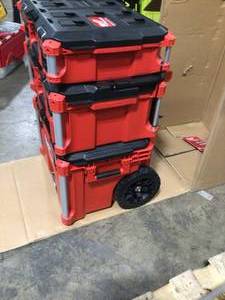 PACKOUT 22 in. Modular Tool Box Storage System by Milwaukee Customer Returns See Pictures