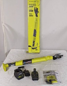 lot 44 image: RYOBI ONE 18V Cordless Battery Lopper with 2.0 Ah Battery and Charger