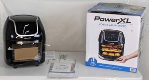lot 76 image: PowerXL 10 QT Vortex Air Fryer Pro Oven, Digital Black