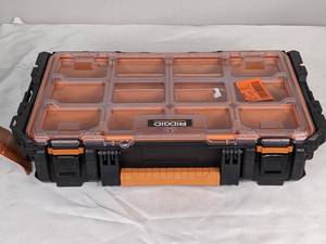 lot 60 image: RIDGID Pro System Gear 10-Compartment Small Parts Organizer