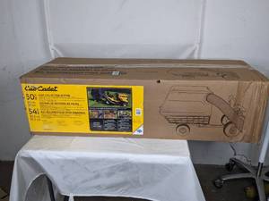 lot 140 image: New Cub Cadet 50 in. and 54 in. Leaf Collection System