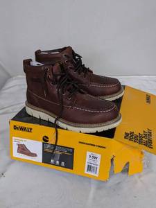 lot 147 image: DeWalt Mens Canton 6 Work Boots - Walnut Pitstop Size 9.5