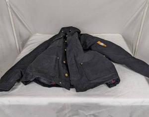 lot 148 image: New Carhartt Mens Loose Fit Firm Duck Blanket-Lined Chore Coat - Large Regular