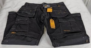 lot 150 image: NEW DeWalt Prostretch Workwear Pants, Mens 34 x 33