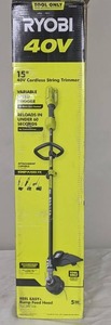 lot 32 image: RYOBI 40V Expand-It Cordless Battery Attachment Capable String Trimmer (Tool Only)