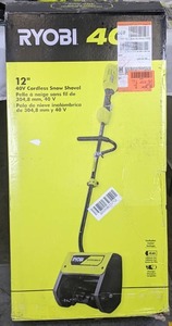 lot 40 image: 40V 12 in. Cordless Electric Single-Stage Snow Shovel with 4.0 Ah Battery and Charger