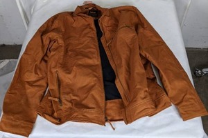 lot 112 image: DEWALT Decatur Mens Size 3XL Tan CottonLycra Jacket