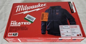 lot 114 image: Milwaukee M12 Heated Hoodie Kit L (Navy Blue)