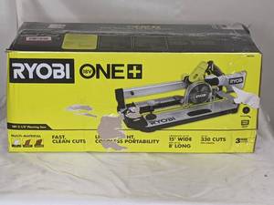 lot 17 image: RYOBI ONE 18V 5-12 in. Flooring Saw with Blade (Tool Only)