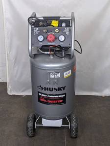 lot 34 image: Husky 20 Gal. Vertical Electric-Powered Silent Air Compressor