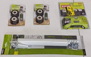 lot 178 image: NEW Mixed Lot Items Ideal Heavy Door Closer with Torsion Bar, Ryobi Whole Stud Detector, Slipstick Grippers