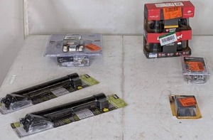 lot 184 image: Lot of NEW Door Hardware Handles, Knobs, Hinges and More