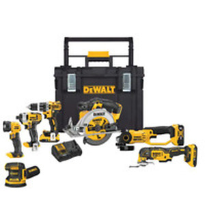 lot 2 image: 20-Volt MAX Cordless Combo Kit (7-Tool) with ToughSystem Case, (1) 20-Volt 4.0Ah Battery & (2) 20-Volt 2.0Ah Batteries