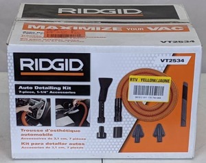 lot 192 image: NEW RIDGID Auto Detailing Kit Model VT2534