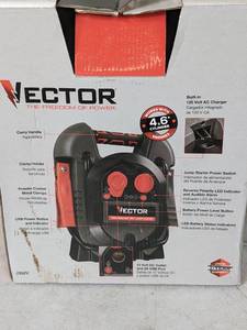lot 239 image: Vector 700 Peak Amp Jump Starter, One USB Charging Port, Rechargeable