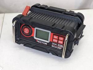 lot 243 image: Vector 15 Amp Automatic 12V Battery Charger with 50 Amp Engine Start and Alternator Check