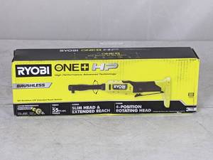 lot 245 image: New Ryobi ONE HP 18V Brushless Cordless 38 in. Extended Reach Ratchet (Tool Only)
