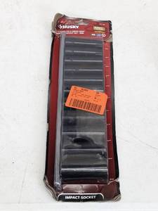 lot 251 image: Husky 12 in. Drive Deep SAE Impact Socket Set (11-Piece)