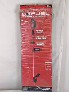 lot 261 image: Milwaukee M18 FUEL 18-Volt Lithium-Ion Brushless Cordless String Trimmer (Tool Only)