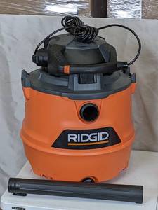 lot 287 image: RIDGID 16 Gal. 6.5-Peak HP NXT WetDry Shop Vacuum with Detachable Blower